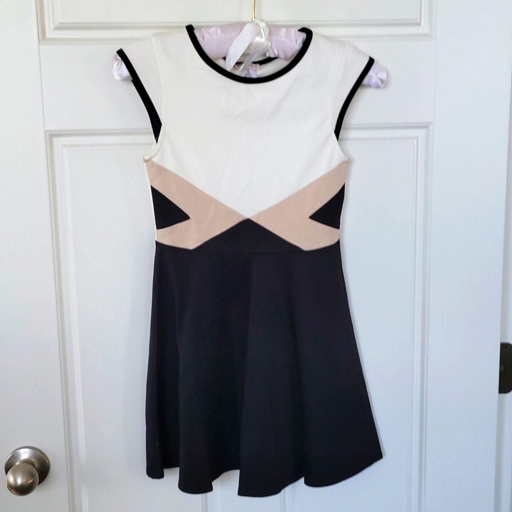 Knit fit & flare dress